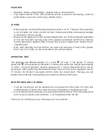 Предварительный просмотр 7 страницы PALSON MULTIFRUIT-PRO Operating Instructions Manual