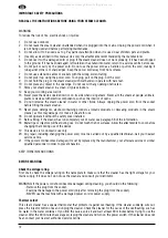 Предварительный просмотр 10 страницы PALSON NILO Operating Instructions Manual