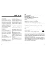 Предварительный просмотр 4 страницы PALSON OASIS Operating Instructions Manual
