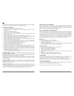 Предварительный просмотр 4 страницы PALSON PANTHER - Operating Instructions Manual