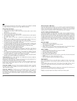 Предварительный просмотр 7 страницы PALSON PANTHER - Operating Instructions Manual