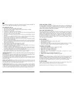 Предварительный просмотр 10 страницы PALSON PANTHER - Operating Instructions Manual