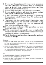 Предварительный просмотр 9 страницы PALSON Racer Operating Instructions Manual