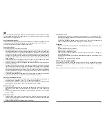 Предварительный просмотр 6 страницы PALSON REVOLUTION Operating Instructions Manual