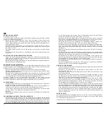 Предварительный просмотр 14 страницы PALSON SKY - Operating Instructions Manual