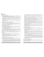 Предварительный просмотр 20 страницы PALSON SKY - Operating Instructions Manual