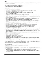 Предварительный просмотр 8 страницы PALSON TRAVEL Operating Instructions Manual