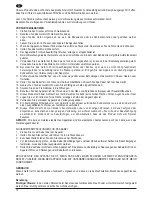 Предварительный просмотр 14 страницы PALSON TRAVEL Operating Instructions Manual