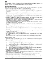Предварительный просмотр 8 страницы PALSON ZEUS 1400 Operating Instructions Manual