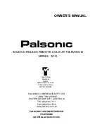 Palsonic 3410 Owner'S Manual preview