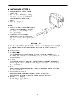 Предварительный просмотр 14 страницы Palsonic 3490 Owner'S Manual