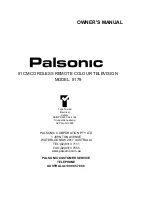 Предварительный просмотр 1 страницы Palsonic 5179 Owner'S Manual