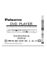 Предварительный просмотр 1 страницы Palsonic DVD9100 Operating Manual