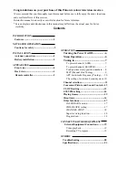 Preview for 2 page of Palsonic MODEL 5179G Owner'S Manual