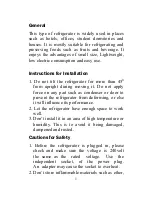 Preview for 2 page of Palsonic PAL50BFZ User Manual