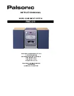 Palsonic PMC-211 Instruction Manual preview