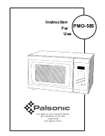 Preview for 1 page of Palsonic PMO-585 Instructions For Use Manual