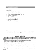 Preview for 6 page of Palsonic PT3210H User Manual