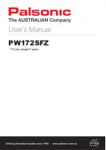 Palsonic PW172SFZ User Manual preview