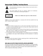 Preview for 3 page of Palsonic TFTV1525D User Manual