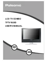 Palsonic TFTV1920D User Manual preview