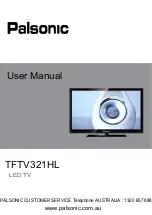 Palsonic TFTV321HL User Manual предпросмотр