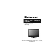 Предварительный просмотр 1 страницы Palsonic TFTV382HD Instruction Manual