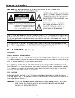 Preview for 3 page of Palsonic TFTV385Y Owner'S Manual