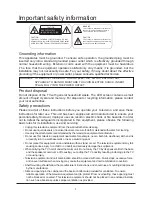 Предварительный просмотр 2 страницы Palsonic TFTV3915FL User Manual