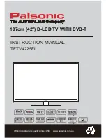 Palsonic TFTV3920M Instruction Manual preview