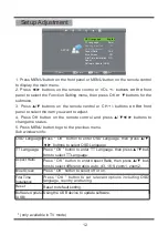 Preview for 17 page of Palsonic TFTV4000FHD User Manual