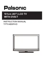 Preview for 1 page of Palsonic TFTV4005FHD Instruction Manual