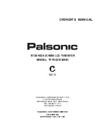 Предварительный просмотр 1 страницы Palsonic TFTV421080HD Owner'S Manual