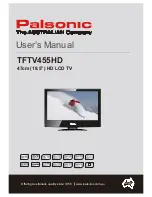 Предварительный просмотр 1 страницы Palsonic TFTV455HD User Manual