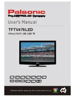 Palsonic TFTV476LED User Manual preview