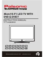 Preview for 1 page of Palsonic TFTV4960MW Instruction Manual