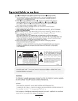 Preview for 8 page of Palsonic TFTV4960MW Instruction Manual