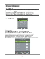 Preview for 12 page of Palsonic TFTV4980MW User Manual