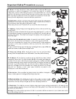 Предварительный просмотр 5 страницы Palsonic TFTV555HD Owner'S Manual