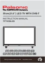 Preview for 1 page of Palsonic TFTV558LED Instruction Manual