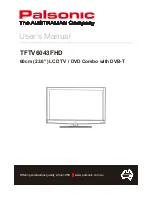 Palsonic TFTV6043FHD User Manual preview