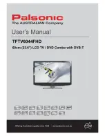 Preview for 1 page of Palsonic TFTV6044FHD User Manual