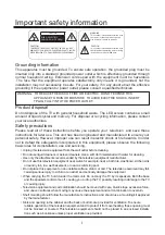 Preview for 2 page of Palsonic TFTV6085M User Manual