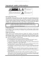 Preview for 2 page of Palsonic TFTV608LED User Manual