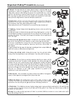 Предварительный просмотр 5 страницы Palsonic TFTV815HD Owner'S Manual