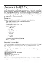 Preview for 6 page of Palsonic TFTV8170LED User Manual