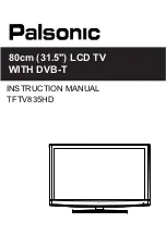 Предварительный просмотр 1 страницы Palsonic TFTV835HD Instruction Manual