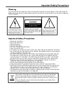 Preview for 2 page of Palsonic TFTV836BK Owner'S Manual