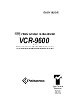 Palsonic VCR-9600 Easy Manual preview