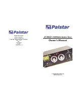 Palstar AT1500CV Owner'S Manual preview